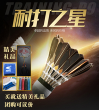 耐打羽毛球打不烂羽毛球户外训练羽毛球塑料球室内羽毛球12只装
