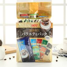 日本进口咖啡*UCC悠诗诗精选摩卡炭烧7种滴漏挂耳式咖啡94g 1746
