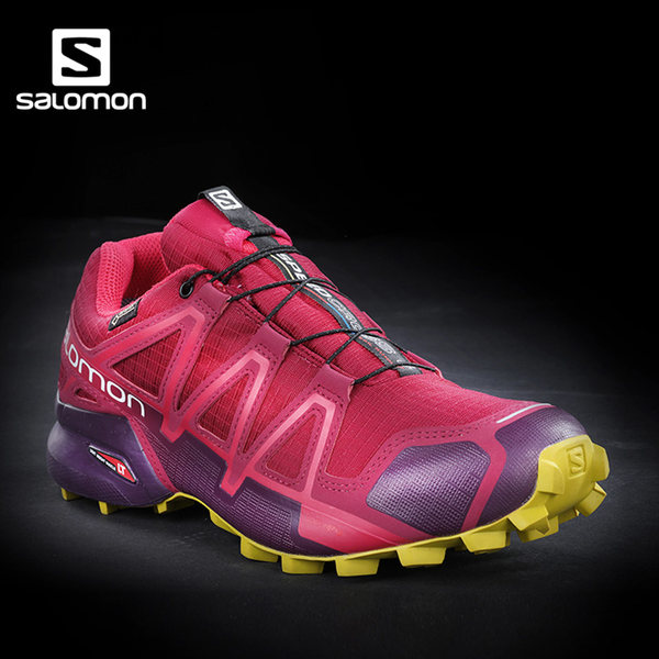 Salomon 萨洛蒙女款户外防水越野跑鞋 SPEEDCROSS 4 GTX W