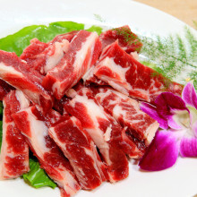 料理炭烧烤用牛肉 韩式切条牛肋条肉 新鲜冷冻无骨500g新鲜牛肉