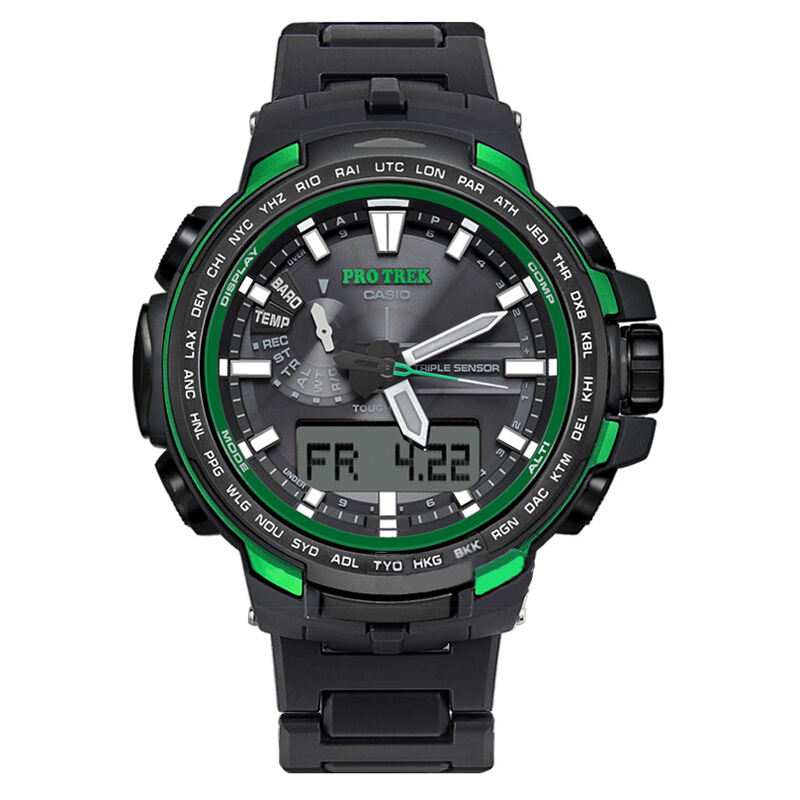 FC 1D 1B 1A 6100YT 6000Y PRW 运动太阳能电波登山手表男表 CASIO FC 1D 1B 1A 6100YT 6000Y PRW 运动太阳能电波登山手表男表 CASIO