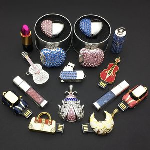 个性水晶u盘16g时尚卡通礼品U盘定制logo创意车载可爱16G优盘刻字