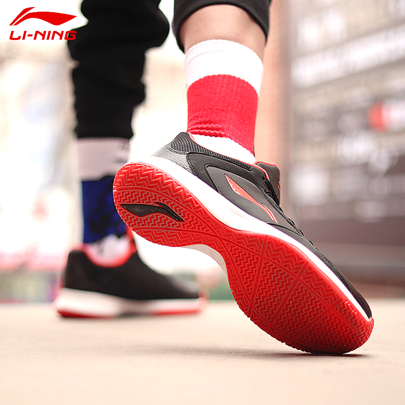 Li Ning Basketball Shoes for Men's 2019 New Simple and Practical Combat Handsome 11 Sonic Speed 5 Air Strike 4 Qinglong Spring Low Top Sneakers