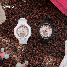 casio旗舰店BSA-B100MF运动防水女士手表卡西欧官网baby-g官方