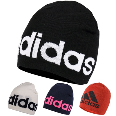 Adidas阿迪达斯男帽女帽2018秋冬新款保暖针织毛线帽子休闲运动帽