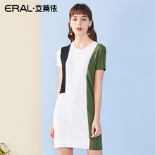 【门店直发】ERAL/艾莱依商场同款2018夏季新款连衣裙女601828109图片