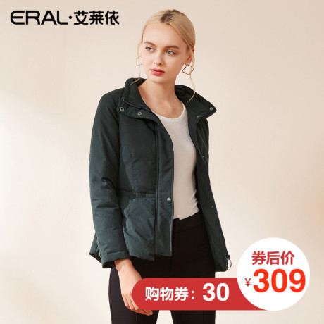 ERAL/艾莱依羽绒服女短款2018新款韩版时尚宽松外套617102098商品大图