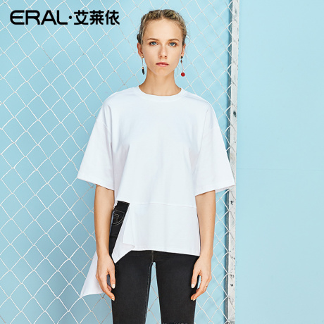 ERAL/艾莱依商场同款短袖女2018新款T恤601823061商品大图