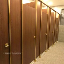 厕所隔断门 高档金色配件卫生间隔断板 淋浴间抗倍特防火防潮防水
