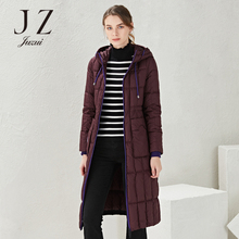 JUZUI/玖姿旗舰店2017冬新款长袖连帽保暖羽绒外套图片