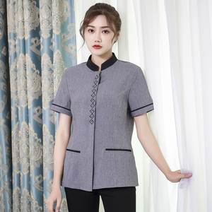 商场PA清洁工制服物业楼道清扫宾馆客房保洁家政短袖洗碗阿姨服装