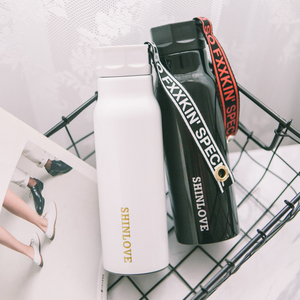 韩版创意时尚保温杯情侣杯