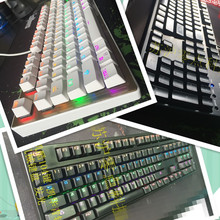 二手机械键盘新贵GM600发光背光跑马灯混光黑轴红轴青轴USB包邮