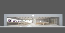实体手机服装 店铺面快餐厅装 商场审批图 展柜设计效果图制作