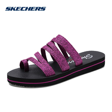 Skechers斯凯奇女鞋新款休闲套趾头拖鞋 沙滩鞋套趾凉拖 31752