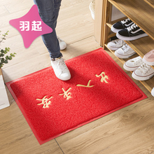 大门口出入平安地垫进门地垫加厚防滑垫除尘门垫塑料丝圈脚垫地毯