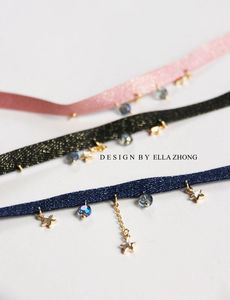 星星流苏项圈美腻少女心项链