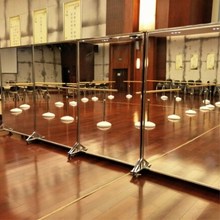 包安装 超大带轮可移动瑜伽镜健身舞蹈镜全身落地镜穿试衣镜送上楼
