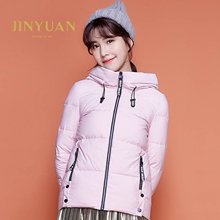 金苑羽绒服连帽金苑冬季新款韩版时尚百搭款女装潮外套J75127图片