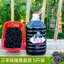 42度桑果酒桶装 特产桑椹酒江西特级高粱酒酿制 农家桑葚酒自酿正品