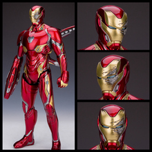 钢铁侠战损面罩涂装 hottoys 面罩 匠心社 mk50 成品