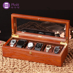 实木质手表收藏盒子收纳控手链盒收纳盒精美优选多位手表收藏盒子