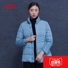 陶玉梅羽绒服女 2018新款中老年妈妈装冬款外套羽绒服家J41J775图片