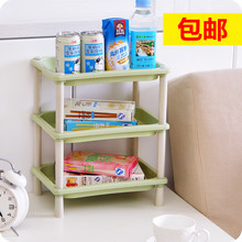 卫生间浴室杂物多层储物架厨房置物架 多功能塑料桌面小型置物架