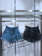 A2HB9230190太平鸟女装 2019夏款 廓形感短裤 A2HB9230153 A2HB92301
