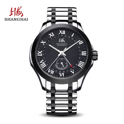 上海手表指针式自动机械表精钢透底休闲商务时尚潮流纪念男表60-2哪个好