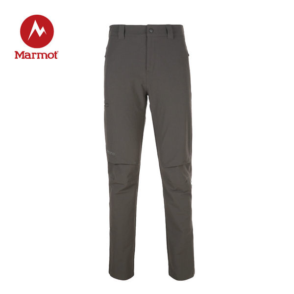 MARMOT/土拨鼠男款户外运动防风防泼水透气耐磨M3软壳长裤T80950