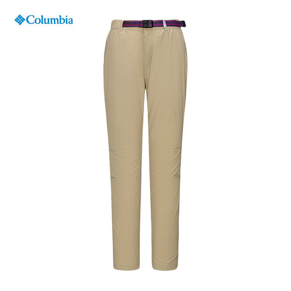 COLUMBIA/哥伦比亚女款户外运动轻量透气弹力速干长裤PL8141