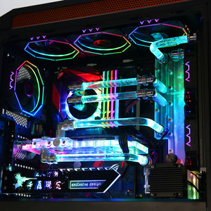 WCOG水冷散热器套餐CPU显卡水泵分体式硬管DIY电脑水冷套装