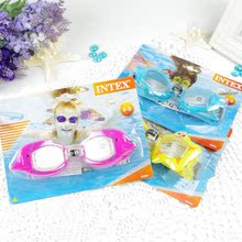 儿童卡通游泳眼镜 10岁 适合3 55603 防水镜 美国INTEX