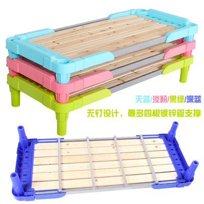 专用床叠叠床幼儿塑料床包邮