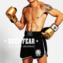DEEPFEAR DFBG03 搏击muaythai 拳击 散打 泰拳 DF职业级泰式拳套