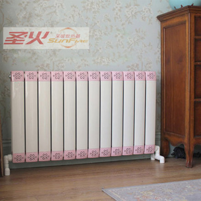 圣火暖气片家用水暖铜铝复合壁挂式散热器换热器过水热定制采暖