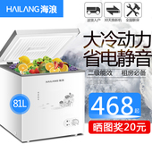 冷冻电冰柜双温 海浪 81家用商用冷柜小型小冰柜 HAILANG
