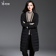米思阳梧秋羽绒服女修身长袖加厚外套女装图片