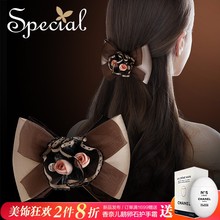 Special欧美花朵防滑耐用发饰发夹女头饰头夹顶夹夜幕下 小蔷薇