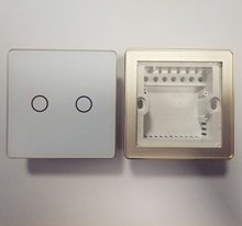 7孔接线孔 86智能家居产品套件 86型开关触摸外壳配铝合金边框