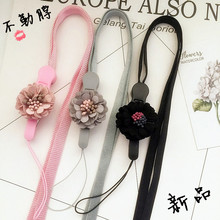 个性 可拆卸钥匙链吊绳韩版 不勒脖手机挂绳挂脖女款 创意潮绳子