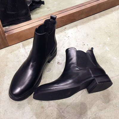 内增高鞋子女冬2017新款厚底马丁靴女英伦风