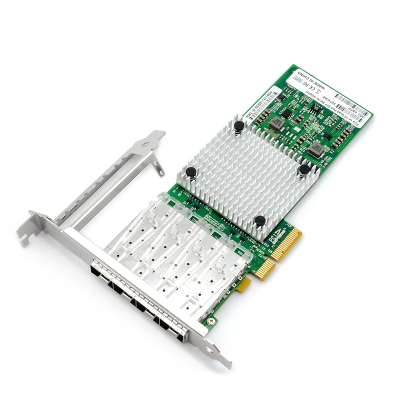 intel英特尔I350芯片千兆4光口光纤网卡4端口SFP服务器网卡PCI-E