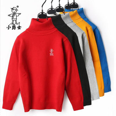 女童毛衣2018新款潮洋气打底衫中大儿童男韩版加绒加厚秋冬针织衫