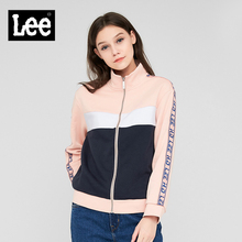 Lee女款 2018年秋季主线系列粉色长袖卫衣开衫L317311RE8FZ图片