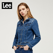 Lee女装 2018春夏新品101+深蓝色长袖薄外套L303973AX7CE图片