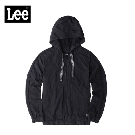 Lee女款 2018年秋季都市骑士黑色网眼滚边长袖夹克L317663XXK11商品大图