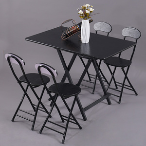 桌子折叠桌餐桌家用饭桌长方形小桌子户外折叠桌椅便携摆摊长条桌