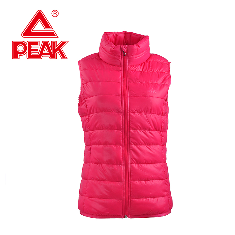 PEAK Women's Cotton Vest Autumn/Winter 2018 New Windproof Warm Jacket Sleeveless Cotton Sportswear Women